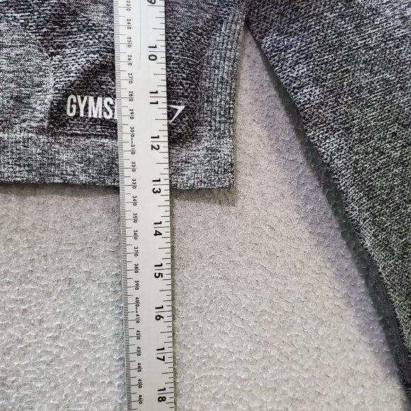 Gymshark Women Sweatshirt‎ Small Purple Ombre Cropped Logo Long Sleeve - Picture 5 of 10